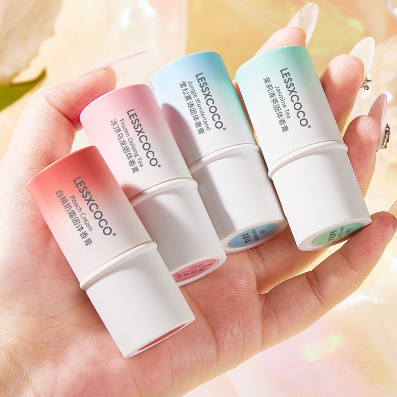 Cologne Solid Balm - 4 Pcs/Set Parfum Padat Mini Portabel