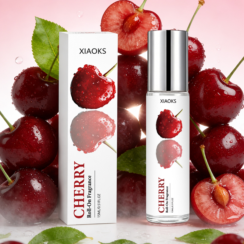 Unique Perfume Fragrance - Parfum Roll-On Wanita Beraroma Ceri, Menampilkan