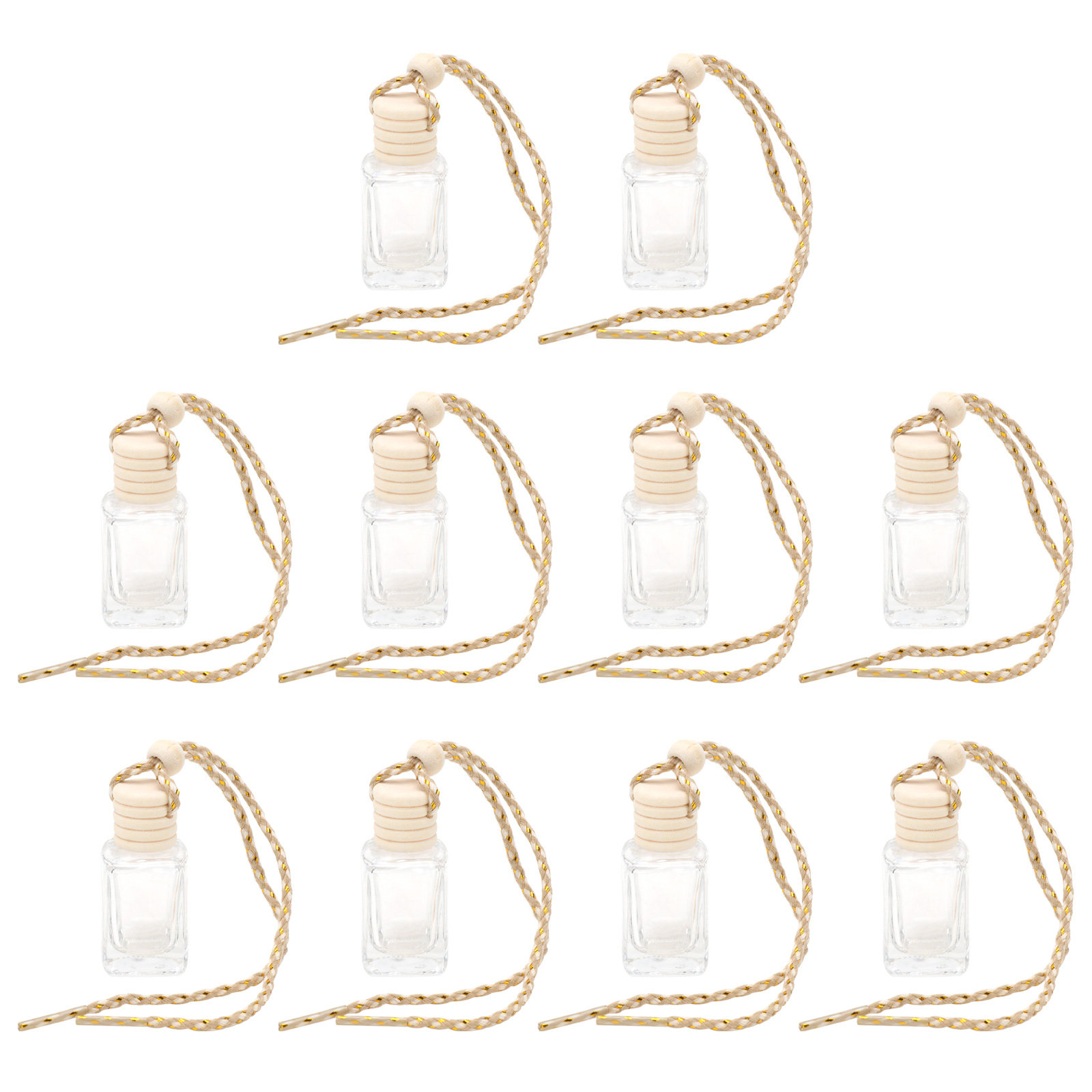 10 Buah Botol Parfum Kaca Bent - Unique Perfume Fragrance ulasan dan harga