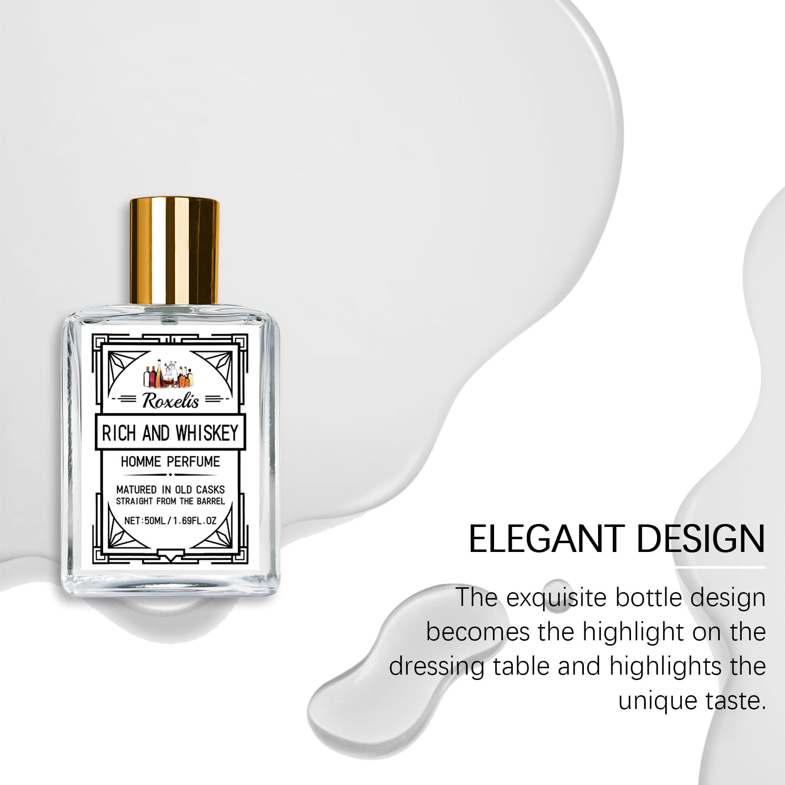 Roxelis 50ml Charm Whisky Parf - Perfume In Fragrance ulasan dan harga